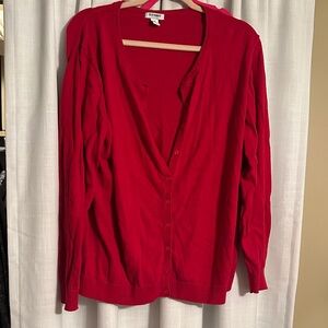 Old Navy Bold Red Knit Sweater